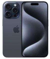 Apple iPhone 15 Pro, 512GB, Blue Titanium (MTVA3SX/A)