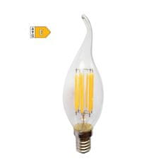 Diolamp  LED Filament žárovka čirá Candle Flame C35 6W/230V/E14/4000K/770Lm/360°