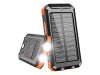 Solární powerbanka SP2 1 panel 10000mAh, oranžová