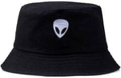 Camerazar Rybářský Klobouk BUCKET HAT, Černý - Polyester a Bavlna, Univerzální Velikost 52-58 cm
