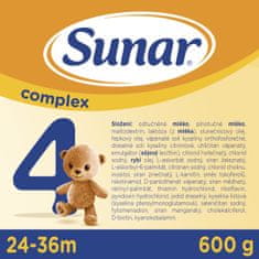 Sunar Complex 4 batolecí mléko, 6 x 600 g