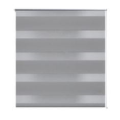 shumee Roleta den a noc / Zebra / Twinroll 80x150 cm šedá
