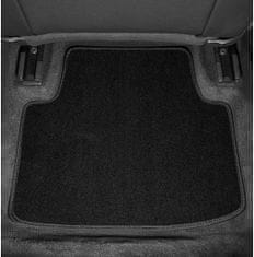 Levelcar Volkswagen Caddy (2010 - 2015) Velurové autokoberce PREMIUM černé s barevným prošitím Barva prošití: Bílá
