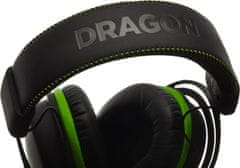 Dragon, herní sluchátka, černá/zelená (CZCGH510X)
