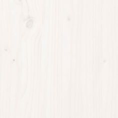 shumee Kompostér bílý 100 x 100 x 102 cm masivní borové dřevo