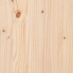 Greatstore Venkovní stojan na dřevo 108x52x74 cm masivní borovice