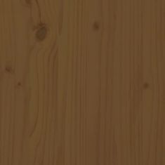 shumee Kompostér medově hnědý 100 x 100 x 102 cm masivní borové dřevo