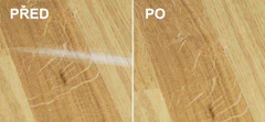 Fix na odstranění škrábanců v laku nábytku a podlah, se štětcovým hrotem, HLUBOKÝ MAT